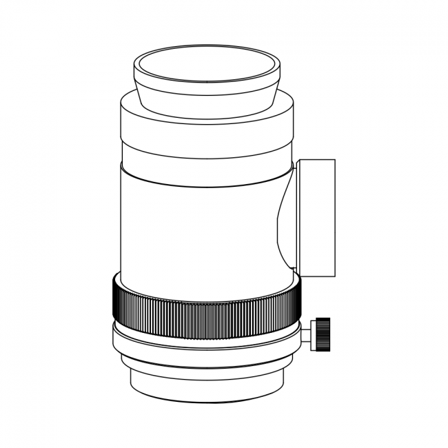 Koaxiale Beleuchtung, 5 mm Fokus manuell