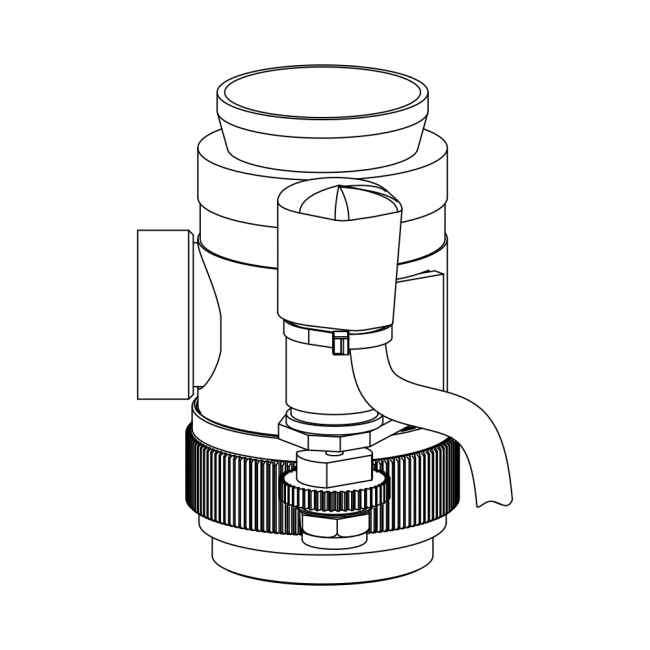 Éclairage coax 5mm focus Stepper SWIR