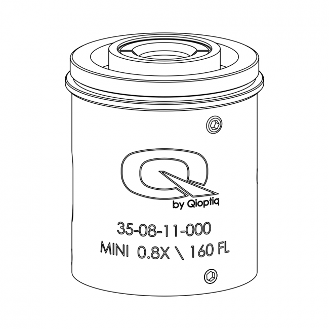 Mini Tubuslinse 0.8x/160