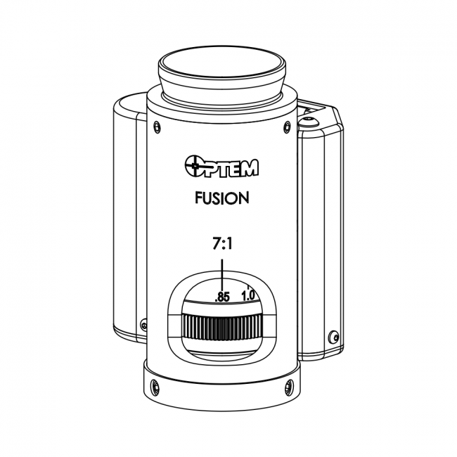 Optem Fusion 7:1 Zoom stepper motorized