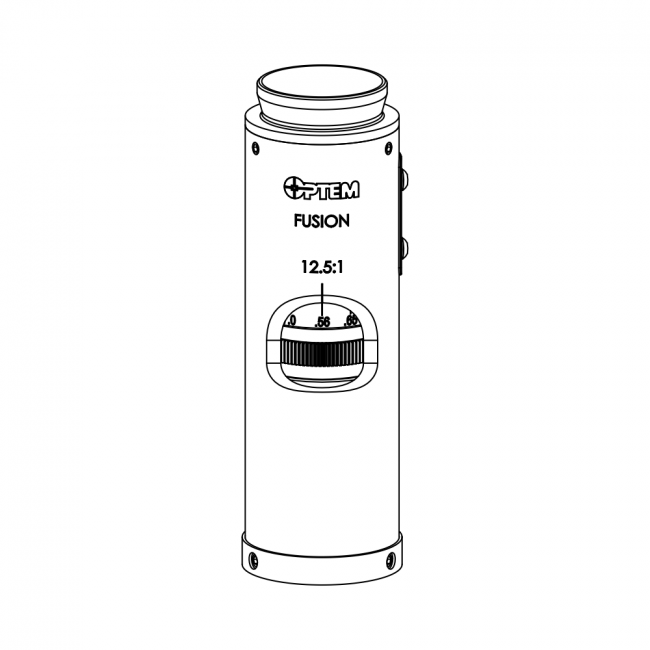 Optem Fusion 12.5:1 Zoom manual detent
