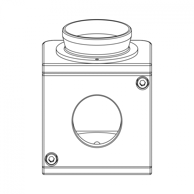 Lower fluoresence holder